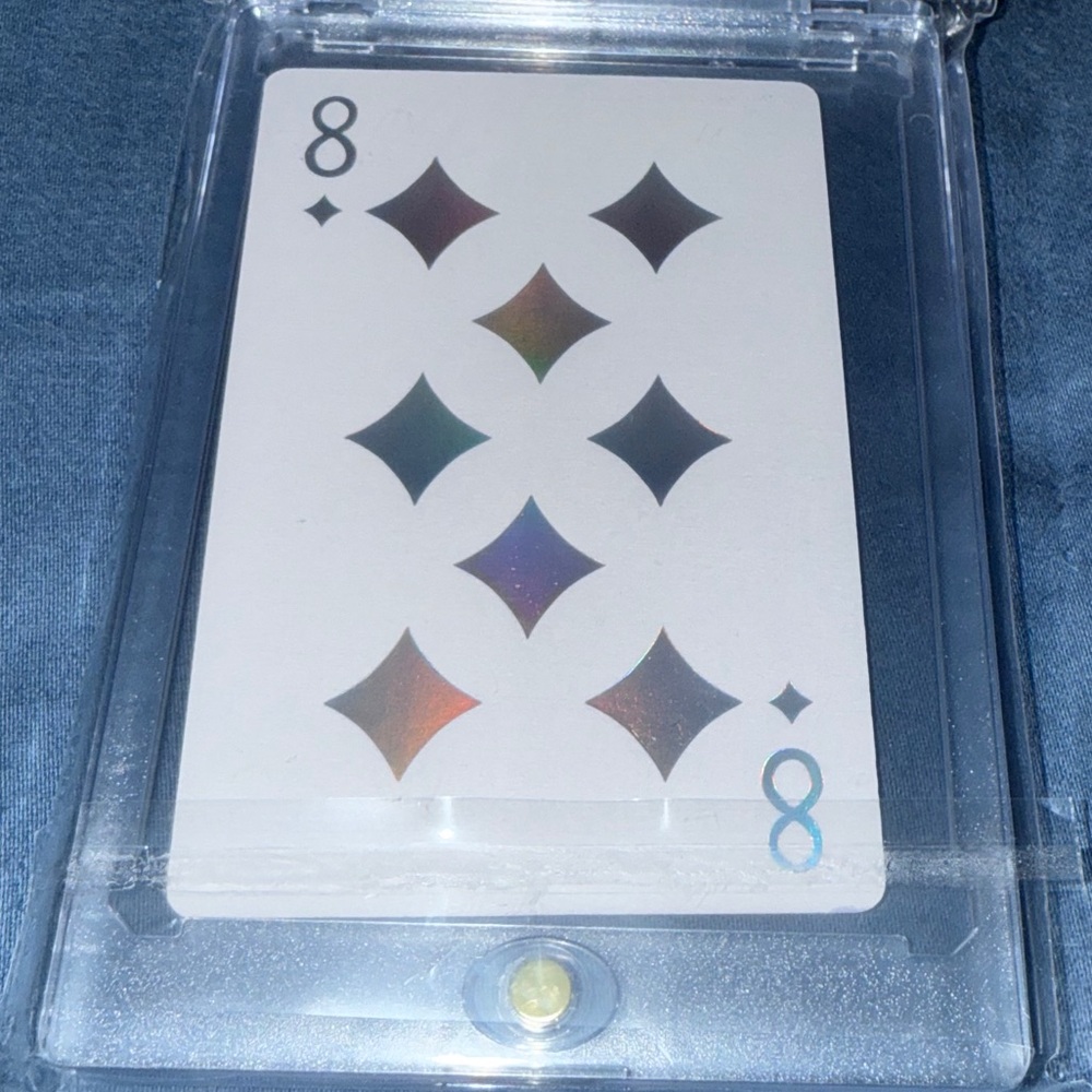 Dior Joy Holographic Eight of Diamonds in hard case
